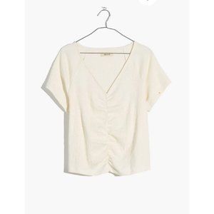 Madewell Cream Crop Top